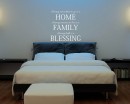Home Family Blessing Quotes Wall Decal Family Vinyl Art Stickers